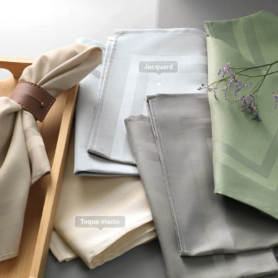 Servilleta de tela Gourmet Nuez Moscada