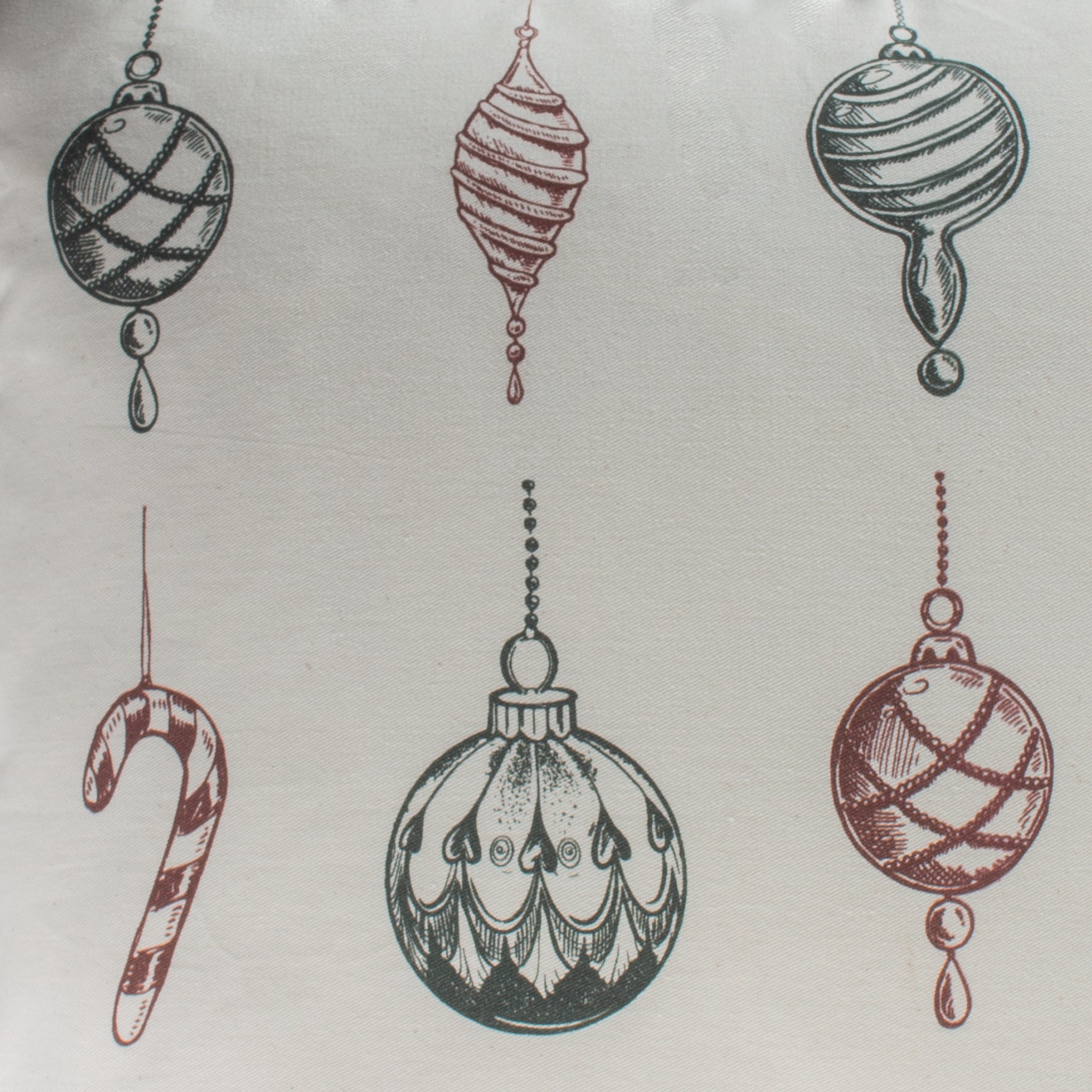 Funda decorativa para cojín navideña Adornos