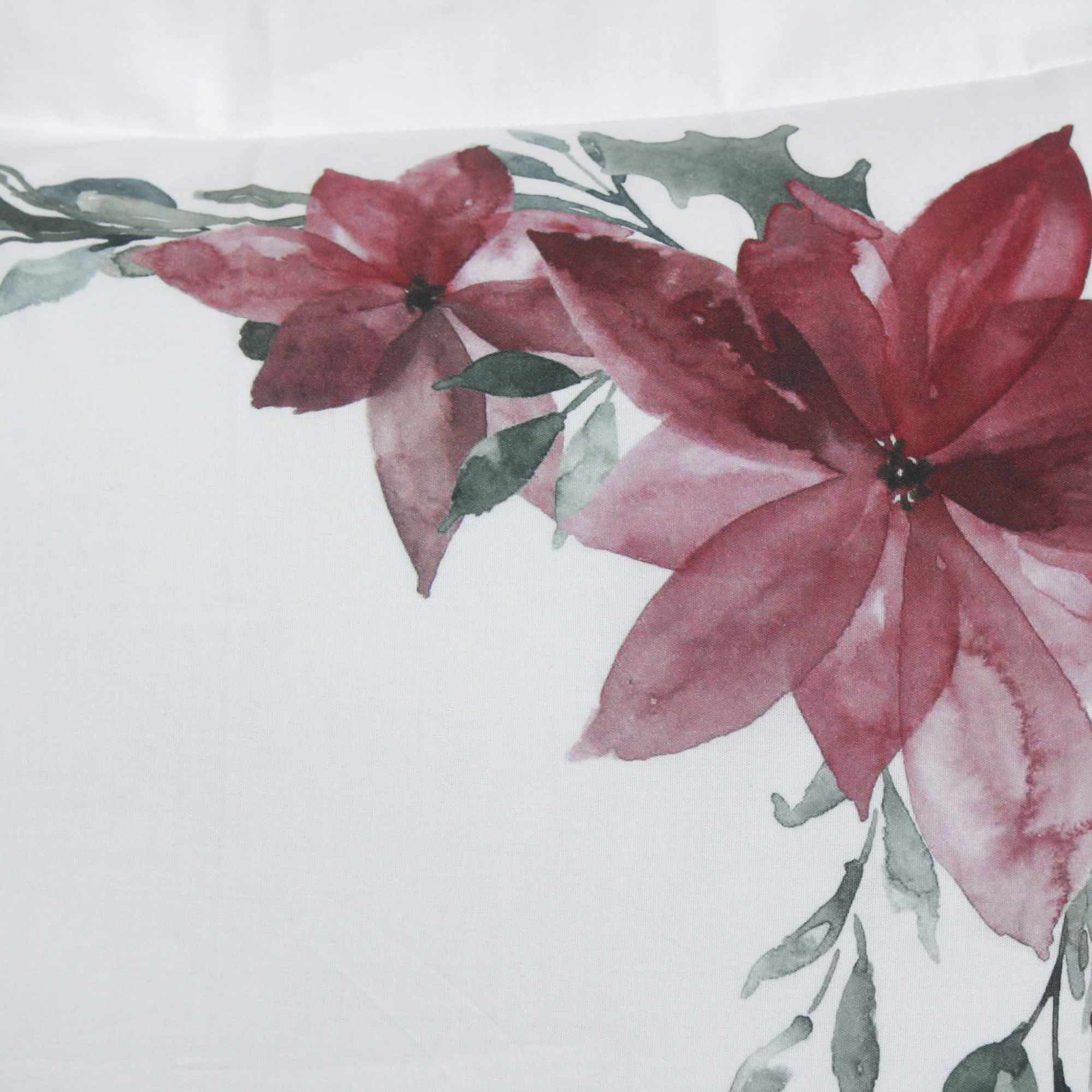 Juego x2 almohadones Aquarela Poinsetias