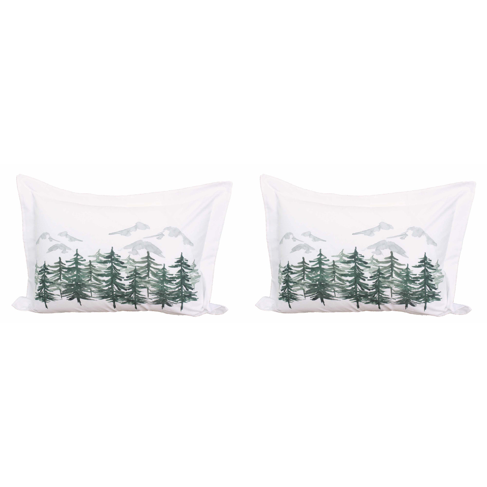 Juego x2 fundas para almohada navideñas Aquarela Arbore