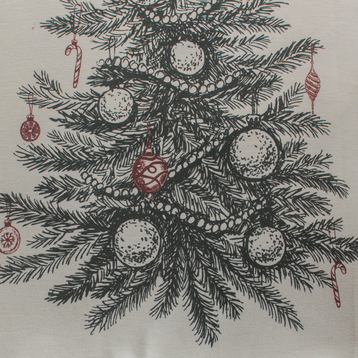 Funda decorativa para cojín navideña Arbol de Navidad