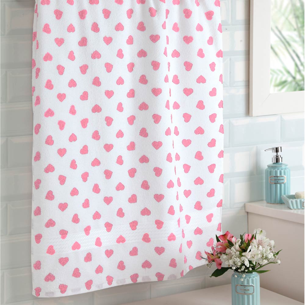 Toalla de Baño Prisma 100% algodón de 400 gr/m2 Formosa Rosa