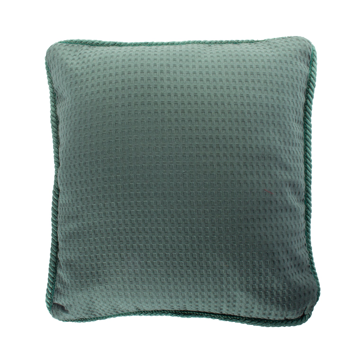 Funda piquet para cojín con cordón Verde