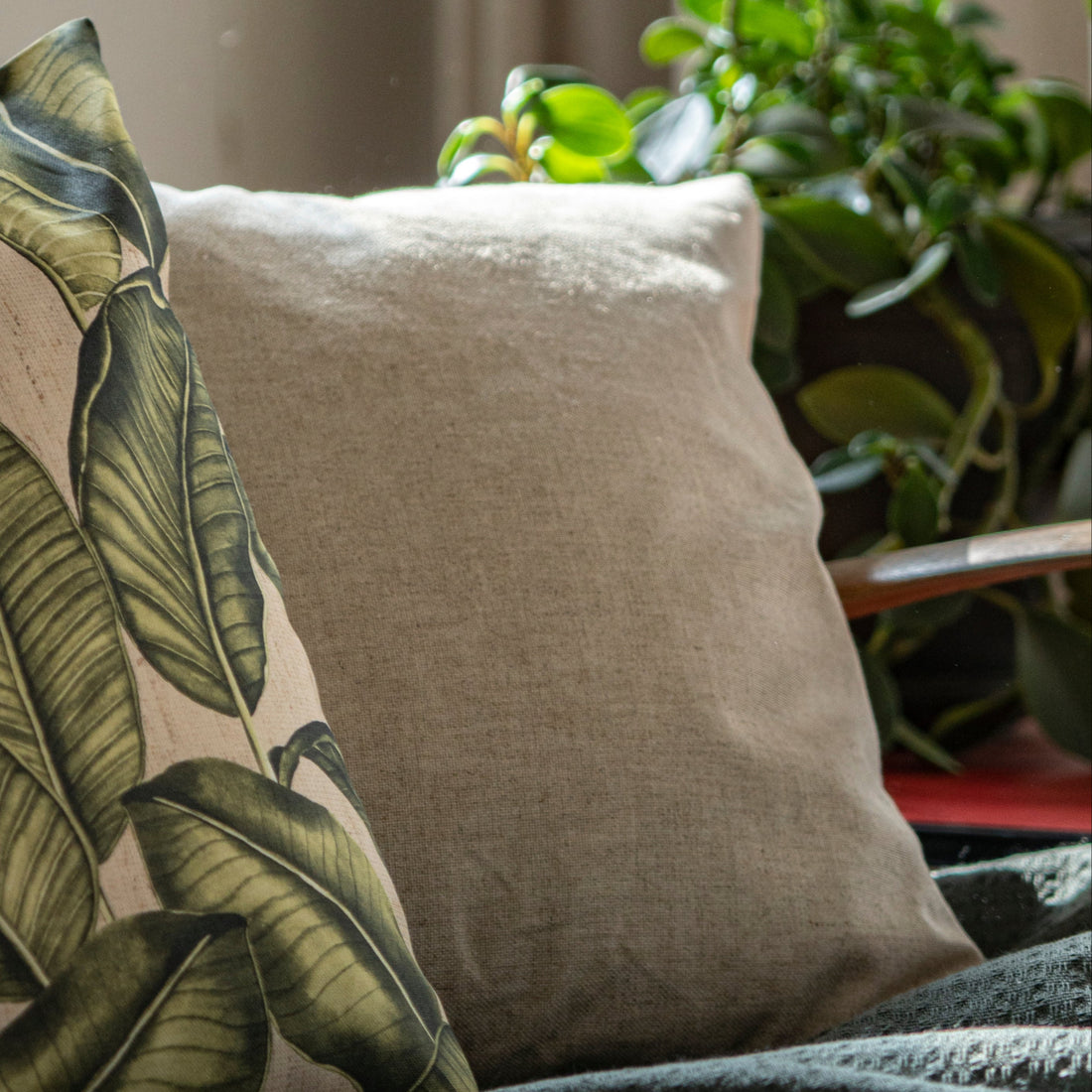 Funda para cojín Lino Natural