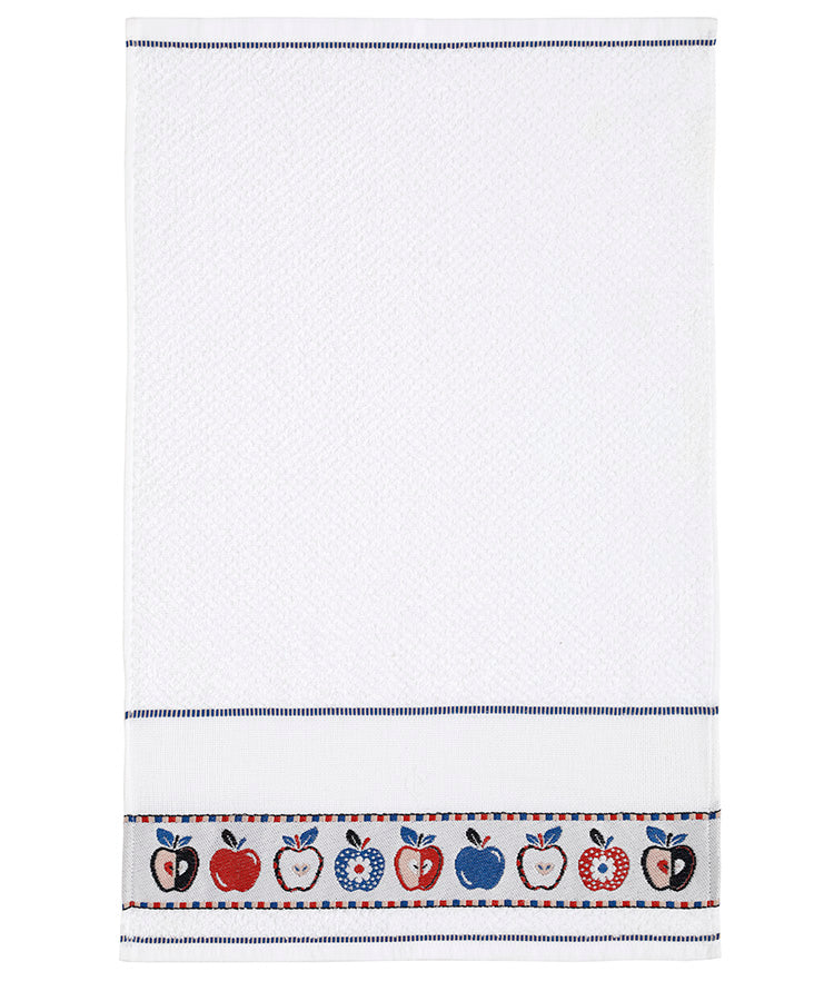 Paño de cocina para bordar Vigo Manzanas