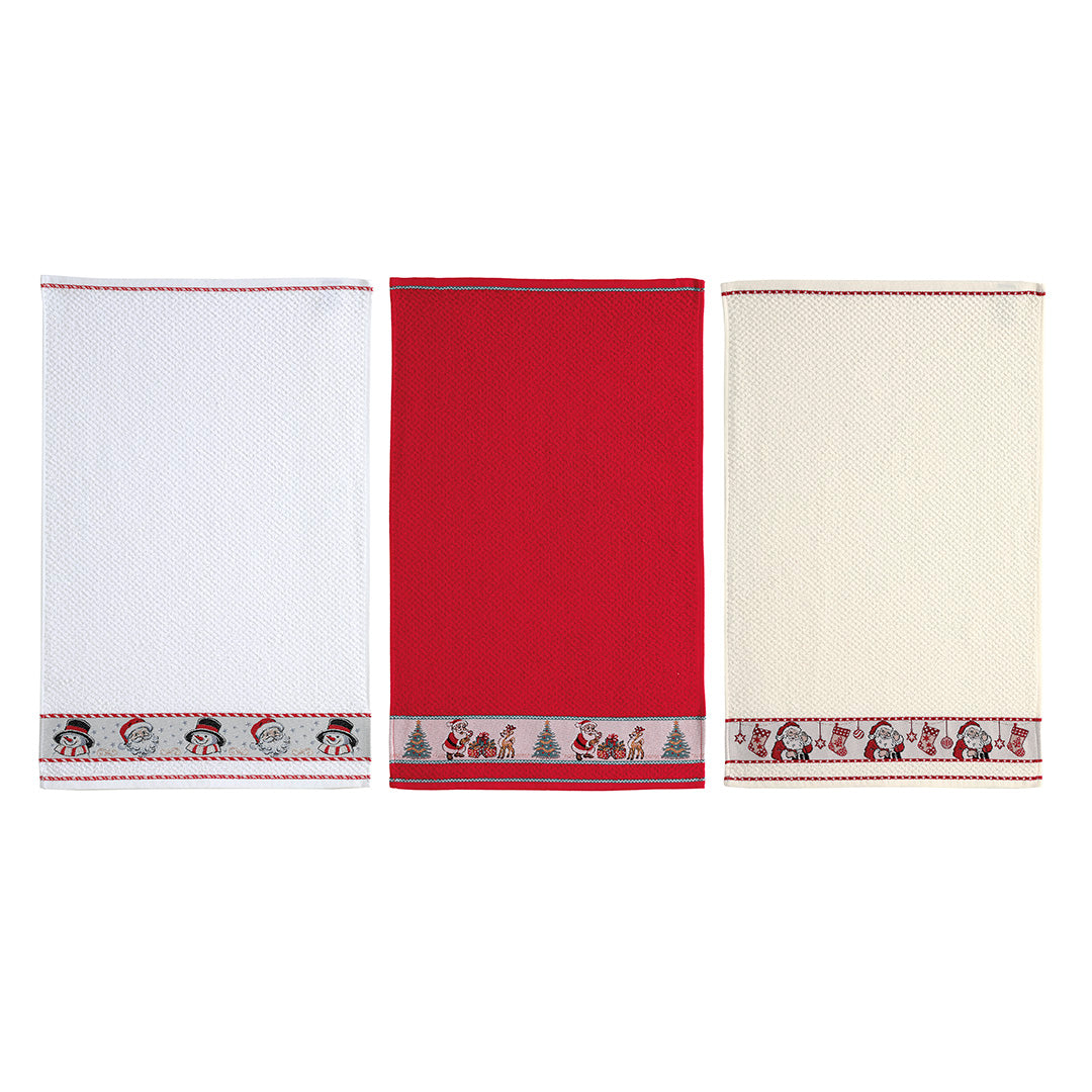Paño de cocina navideño 100% Algodón