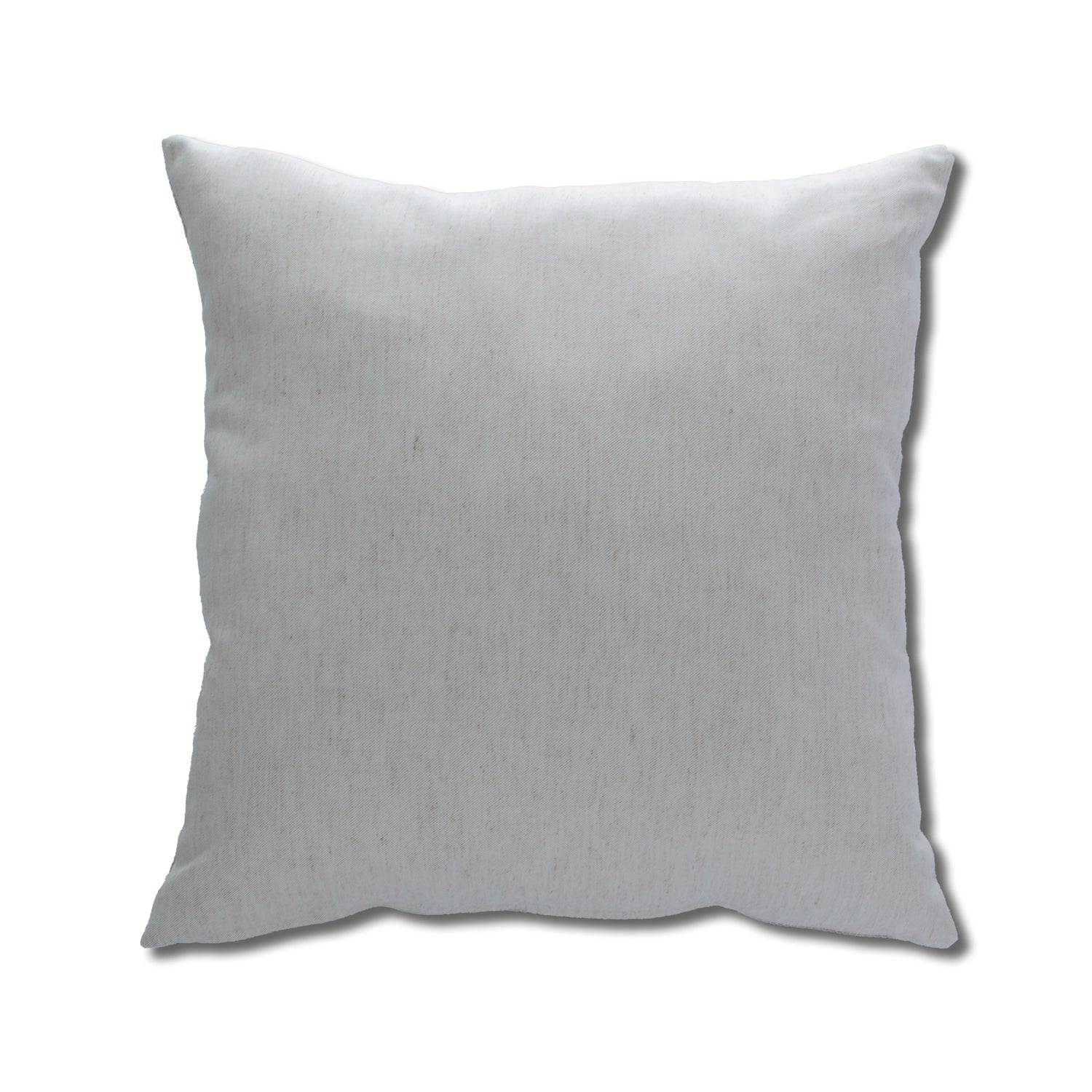 Funda de cojín para bordar en Lino Cuadrada