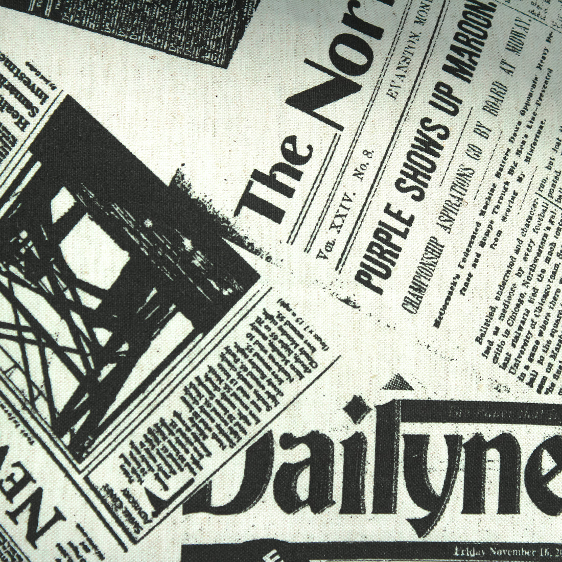 Funda para cojín Acores Newspaper