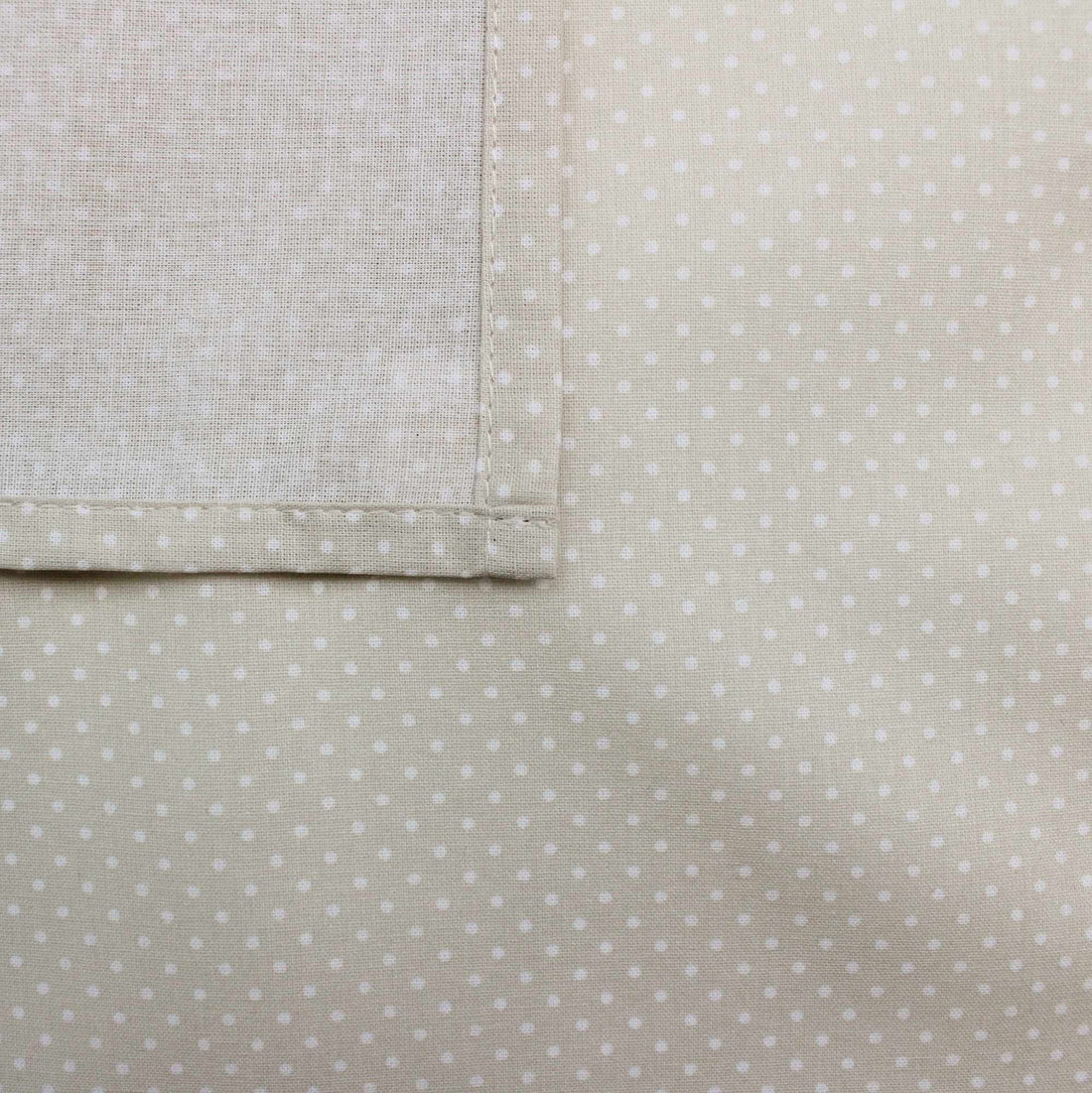 Servilleta de tela Bolitas Beige 100% algodón