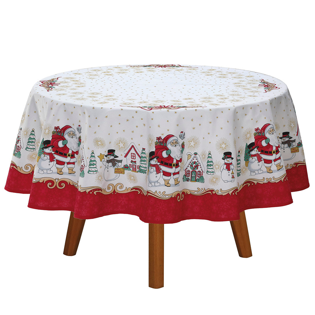 Mantel decorativo navideño Athenas Papa Noel