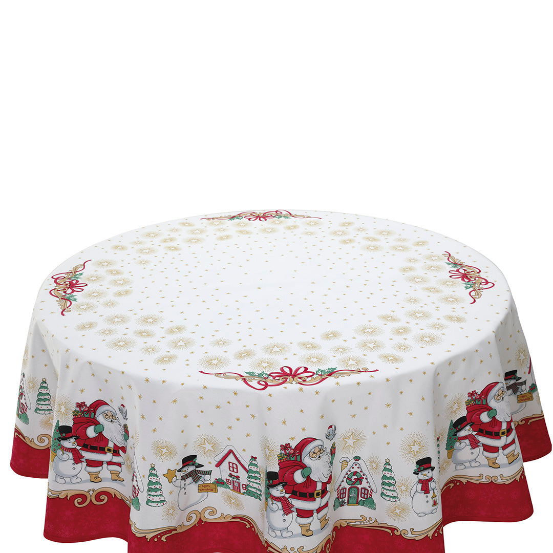 Mantel decorativo navideño Athenas Papa Noel