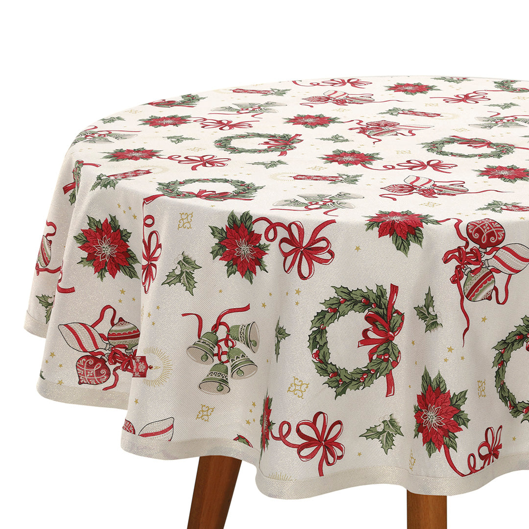 Mantel decorativo navideño Celebra Coronas