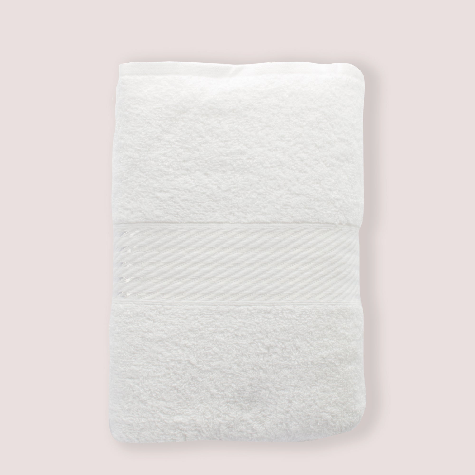 Toalla de baño Prisma 100% algodón de 400gr/m2 Blanca