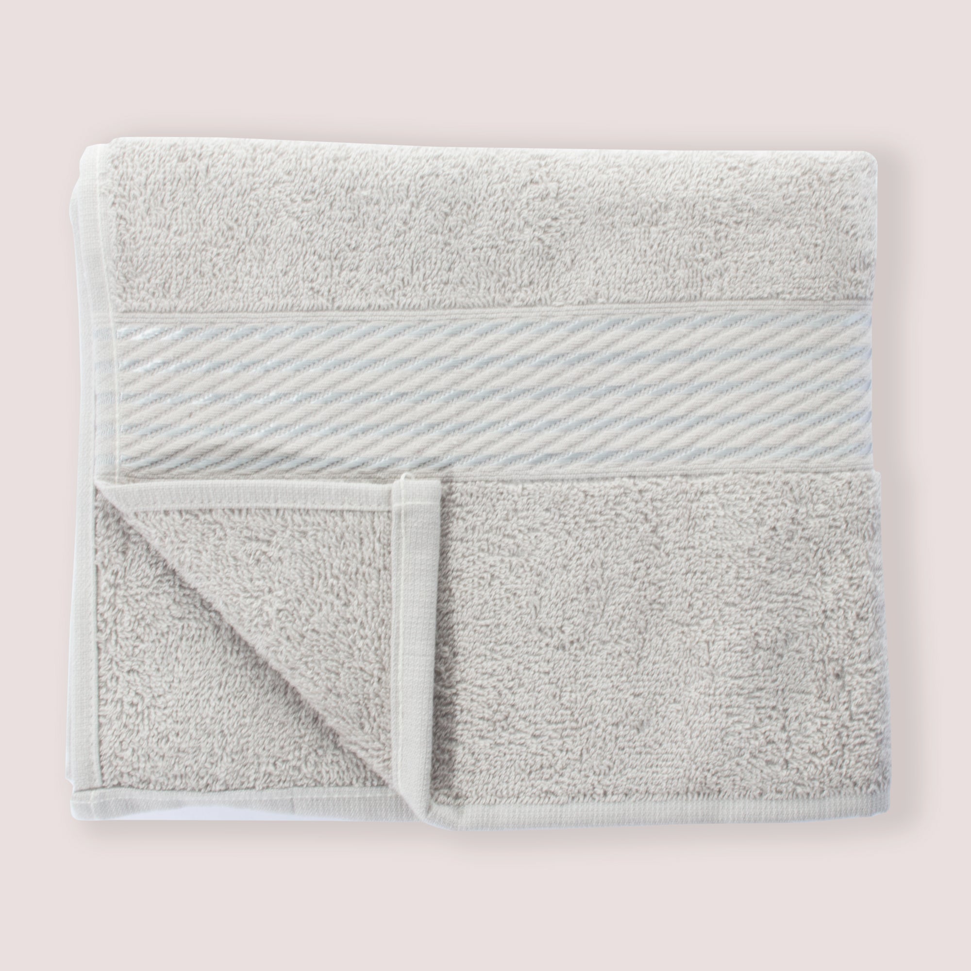 Toalla de Baño Prisma 100% algodón de 400 gr/m2 color gris