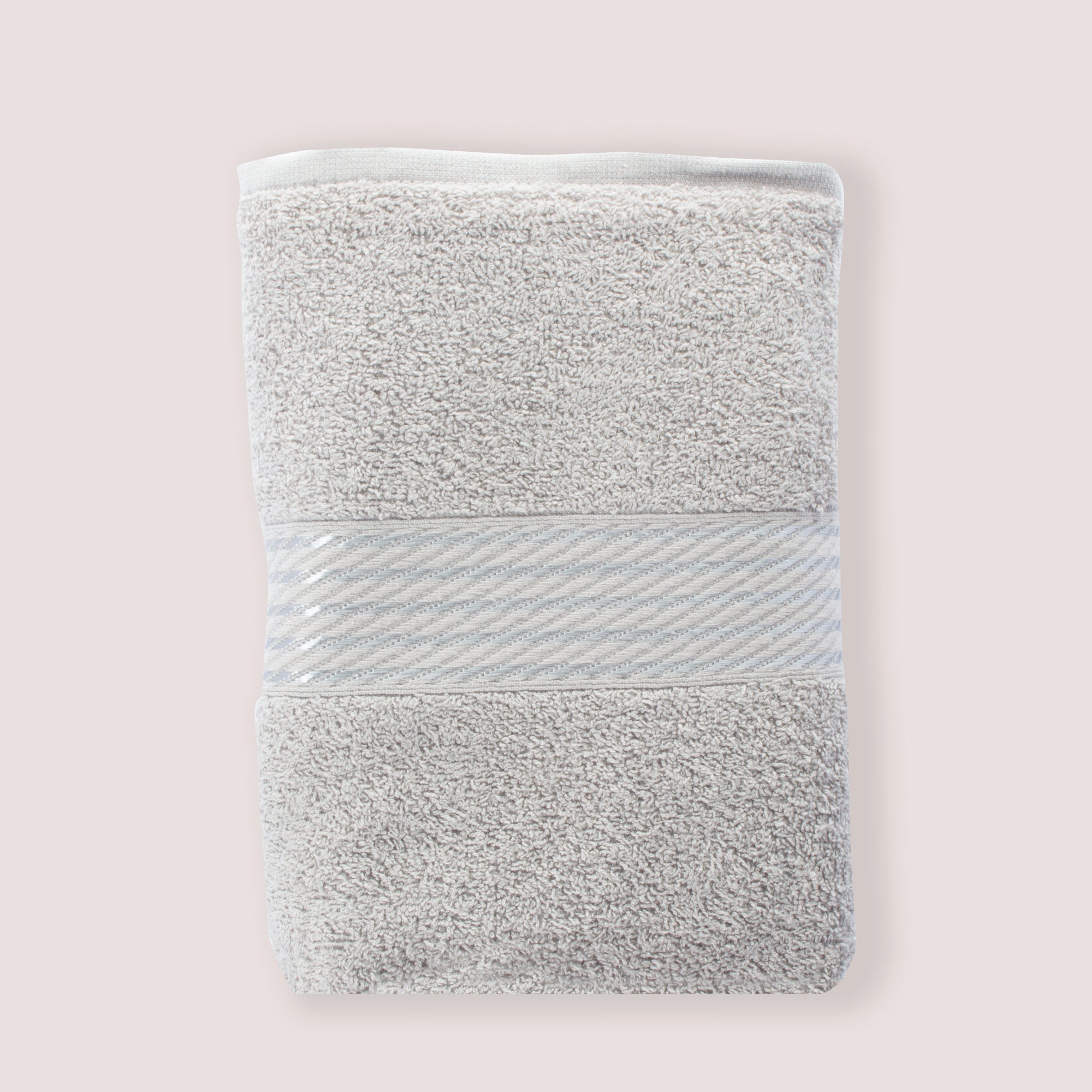 Toalla de Baño Prisma 100% algodón de 400 gr/m2 color gris