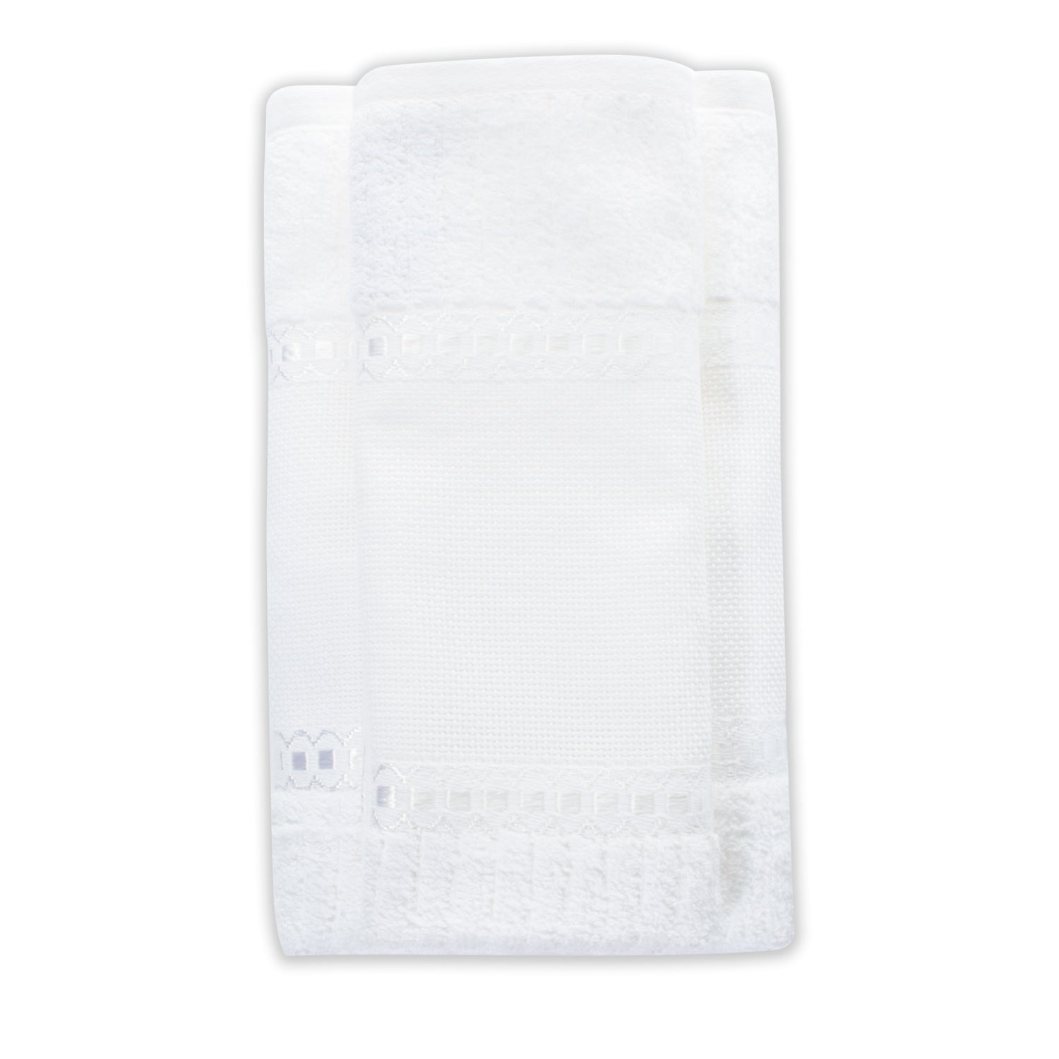 Toalla para bordar Pasafita 100% algodón 400 gramos Blanca