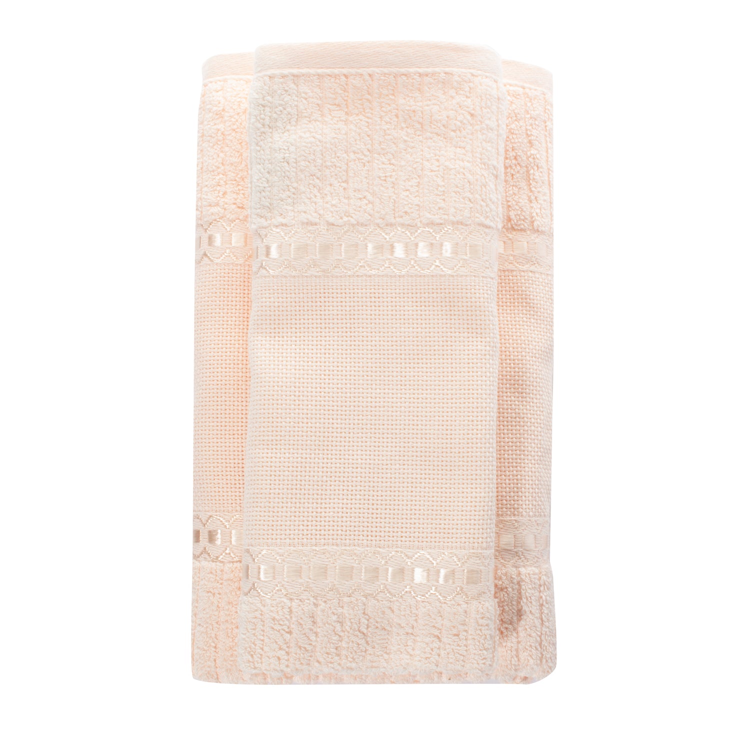 Toalla para bordar Pasafita 100% algodón 400 gramos Salmón