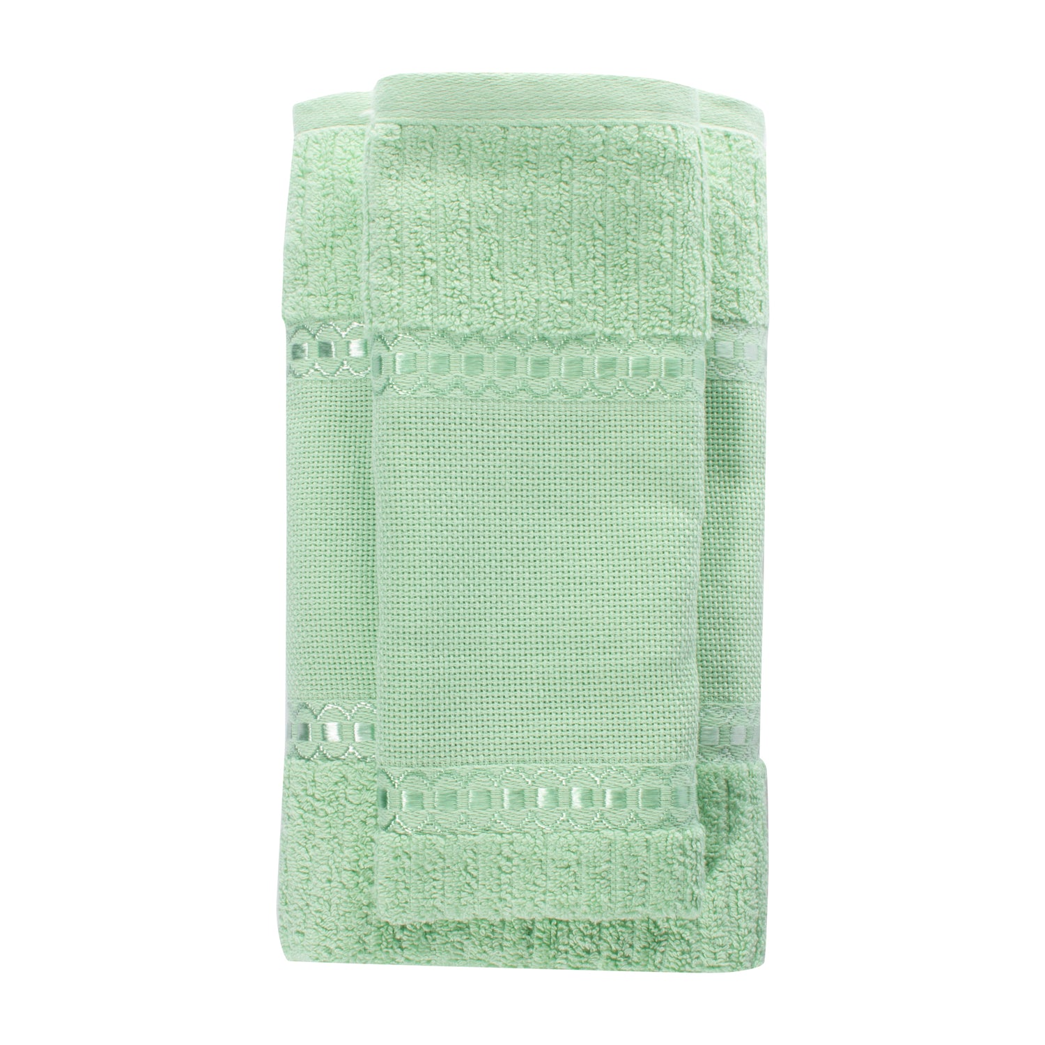 Toalla para bordar Pasafita 100% algodón 400 gramos Verde