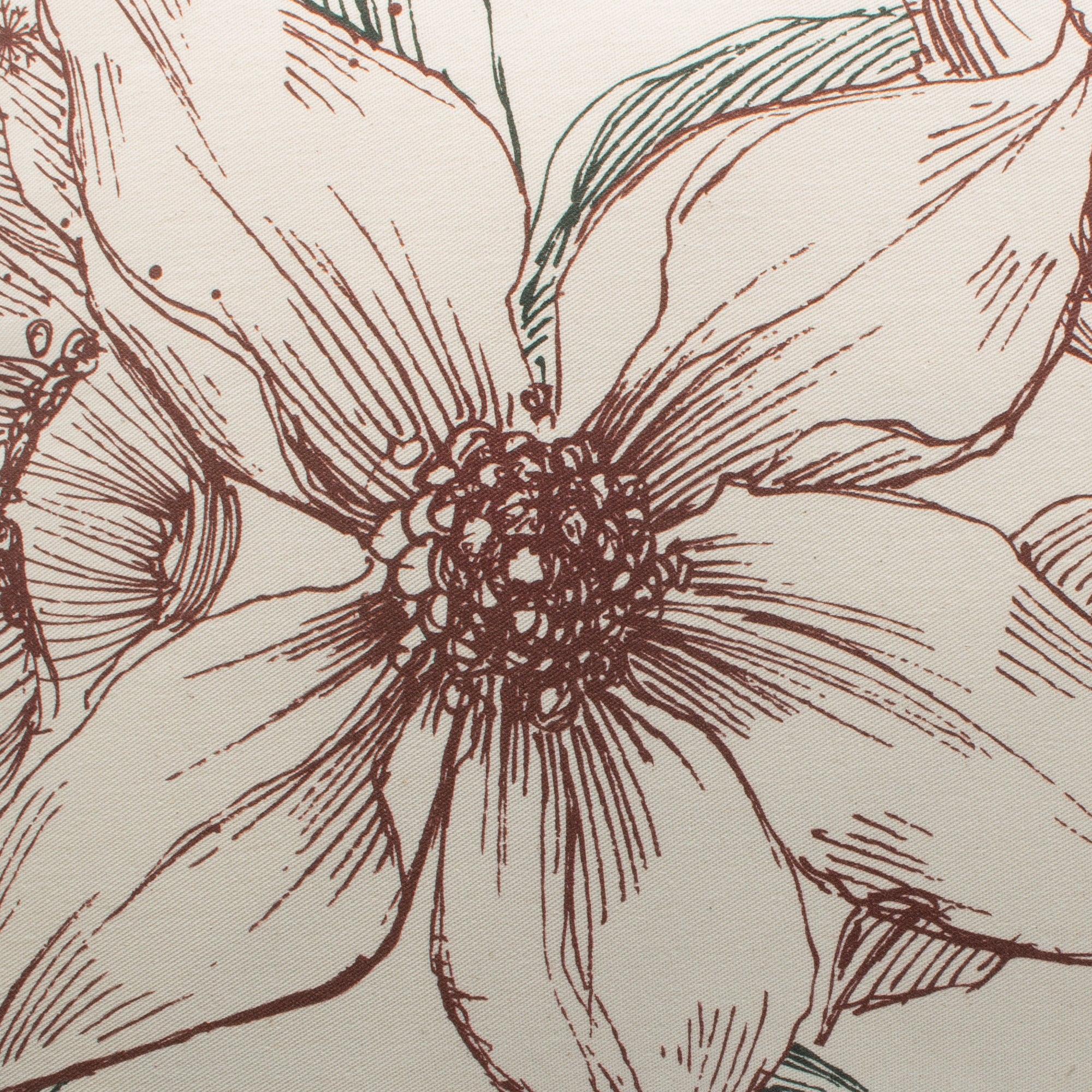 Funda decorativa para cojín navideña Poinsetias