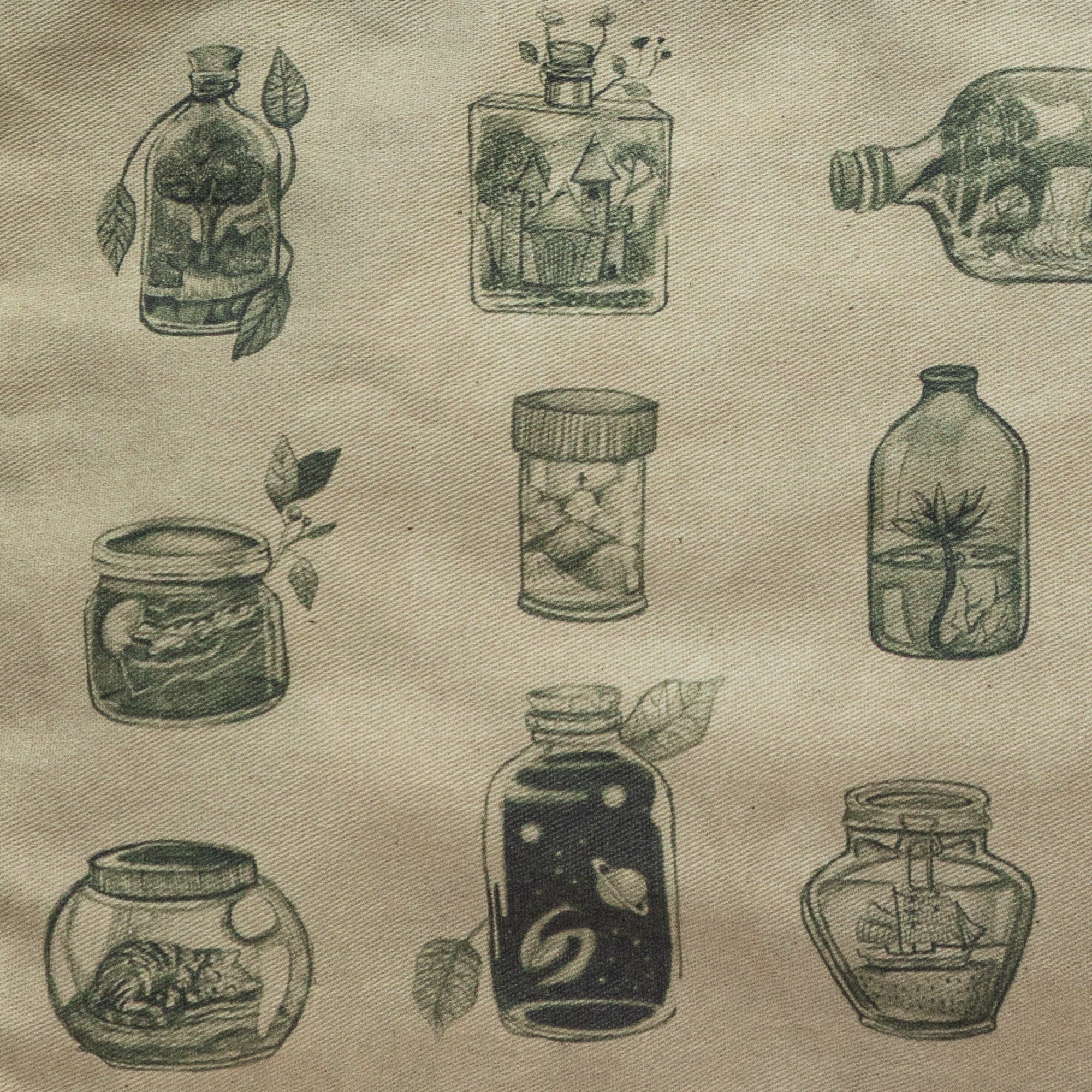 Portaútiles Ilustrado Recipientes By Leen