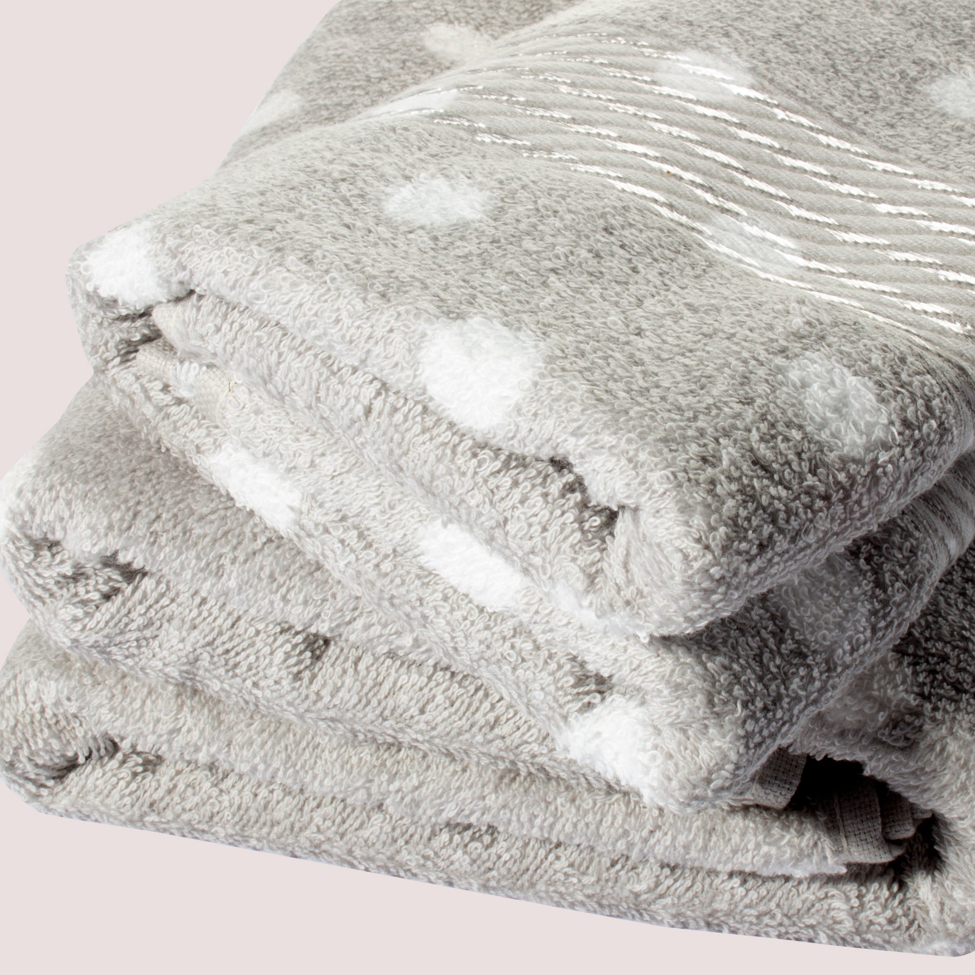 Toalla de baño fernanda 100% algodón de 400gr/m2 Gris