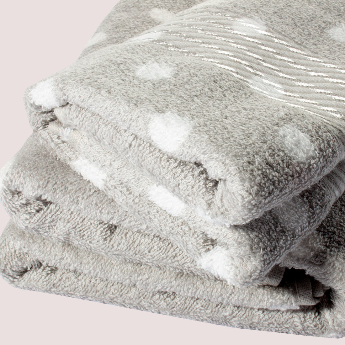 Toalla de Baño Prisma 100% algodón de 400 gr/m2 Fernanda Gris