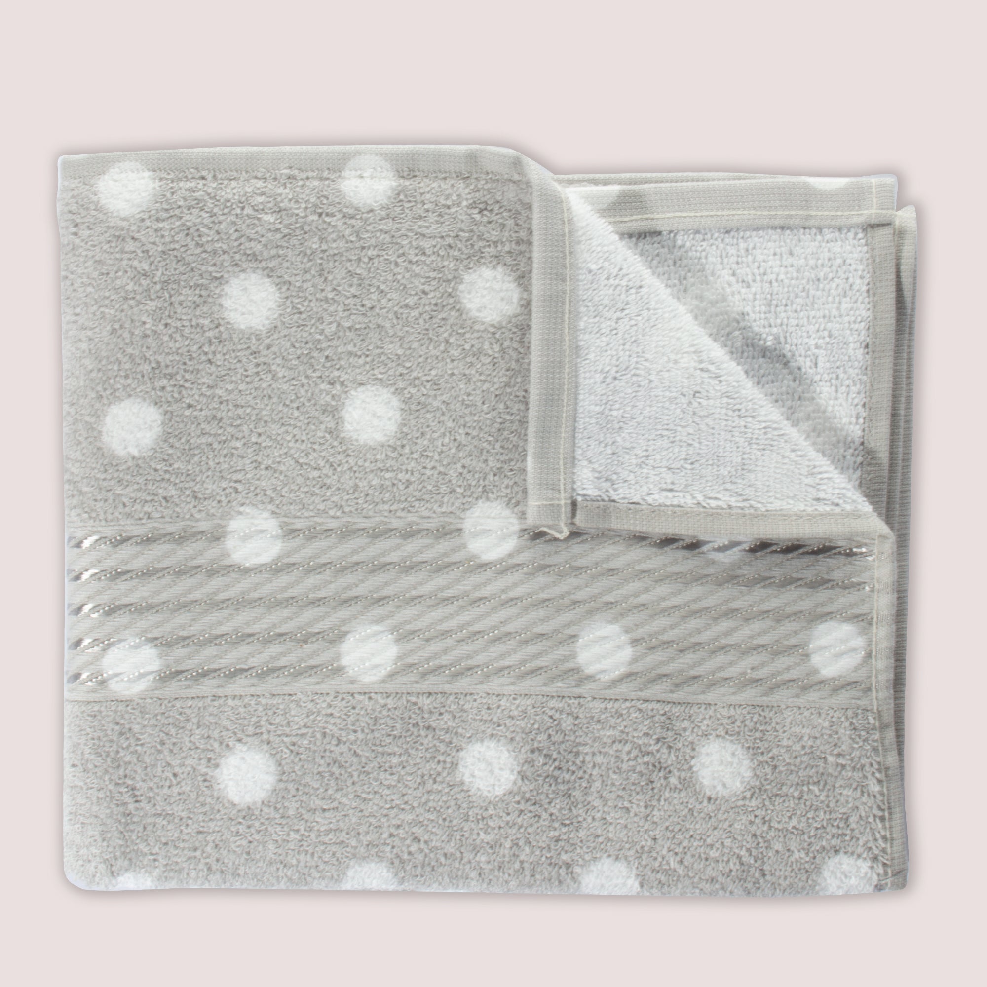 Toalla de Baño Prisma 100% algodón de 400 gr/m2 Fernanda Gris