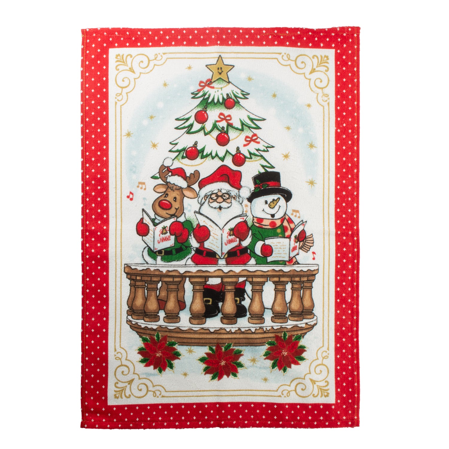 Juego x3 secadores navideños Papá Noél