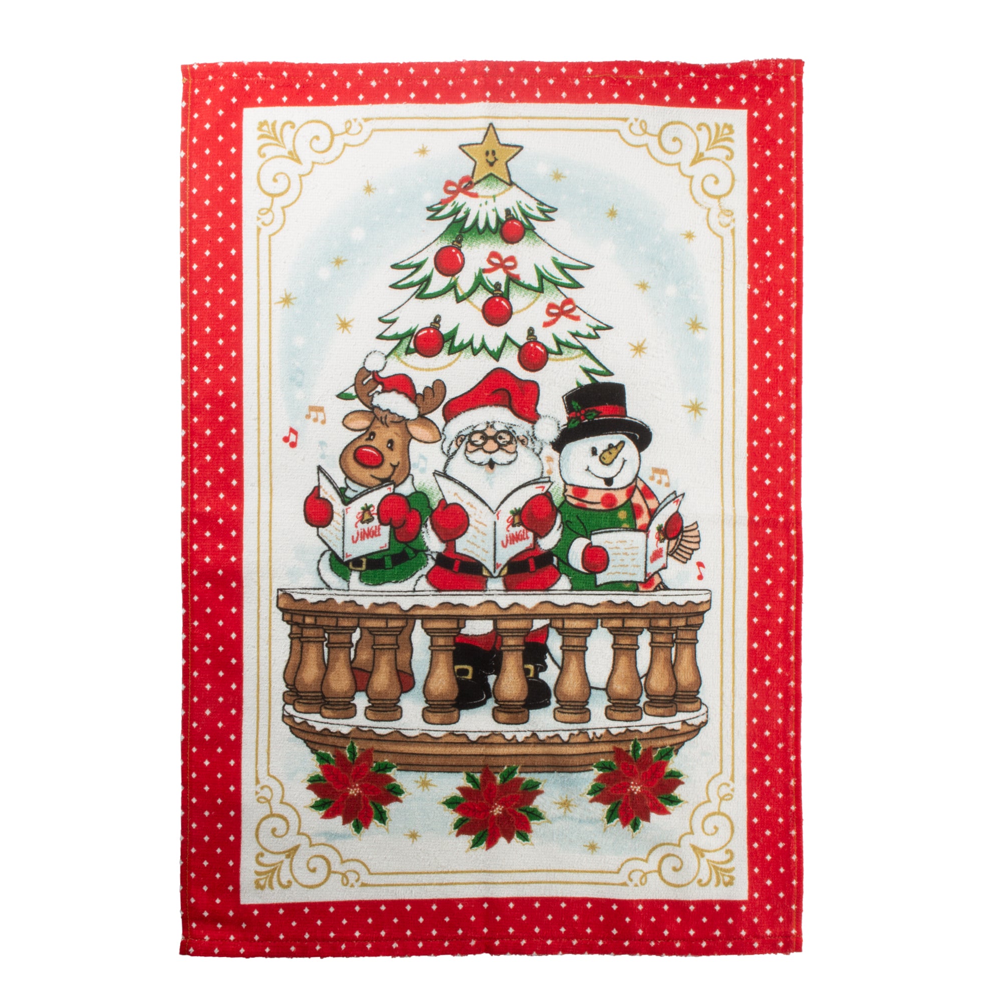 Juego x3 secadores navideños Papá Noél