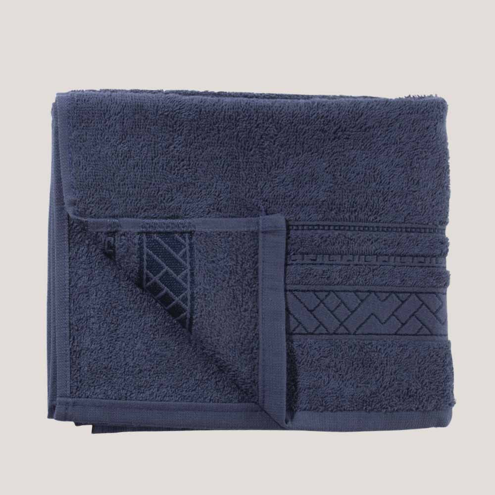 Toalla de baño Viena de algodón de 400 gr/m2 color azul