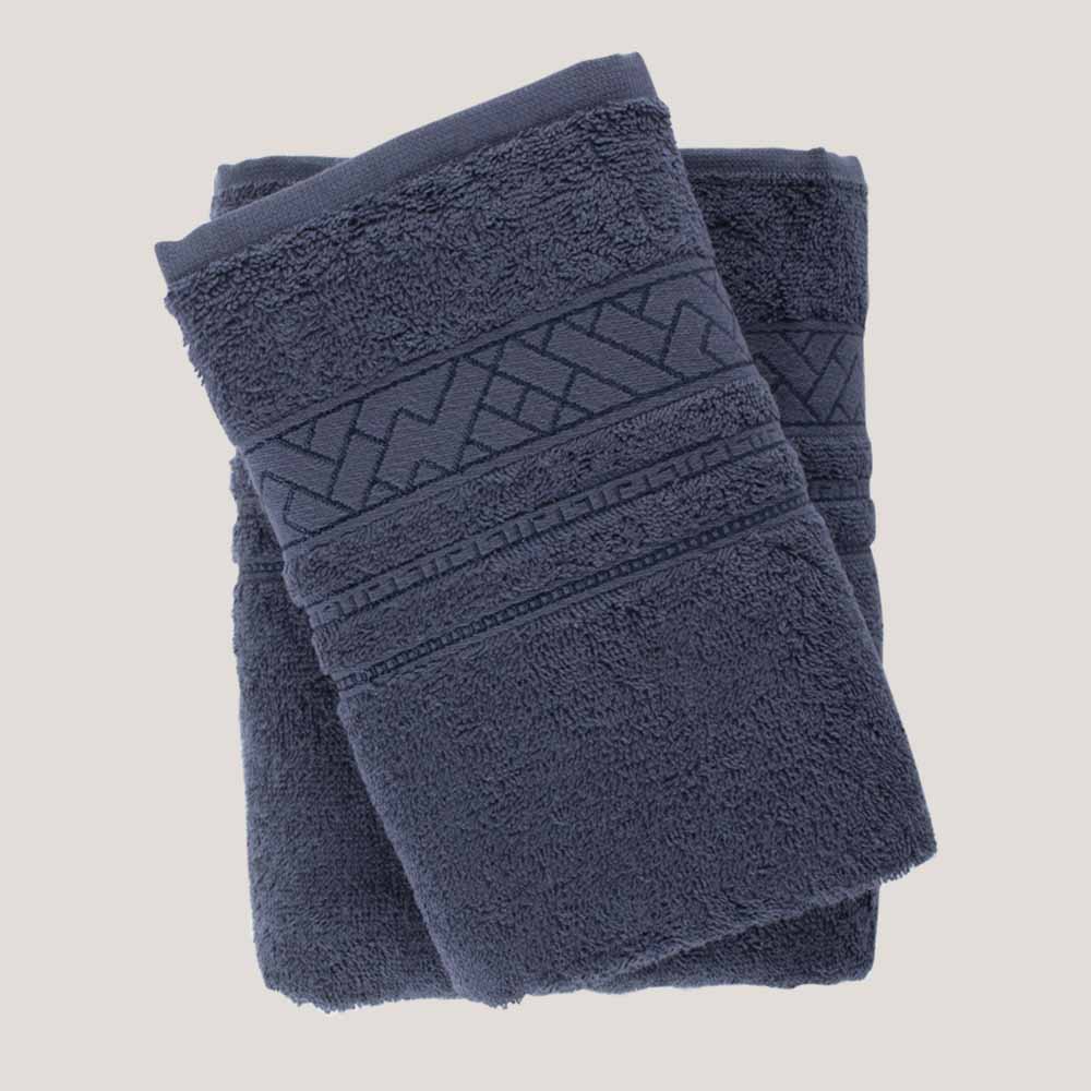 Toalla de baño Viena de algodón de 400 gr/m2 color azul