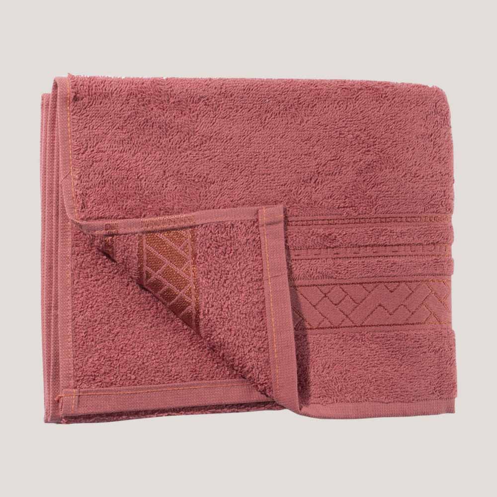 Toalla de baño Viena de algodón de 400 gr/m2 color carmín