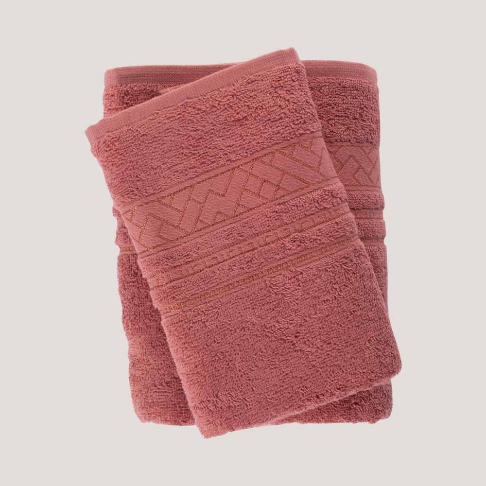 Toalla de baño Viena de algodón de 400 gr/m2 color carmín