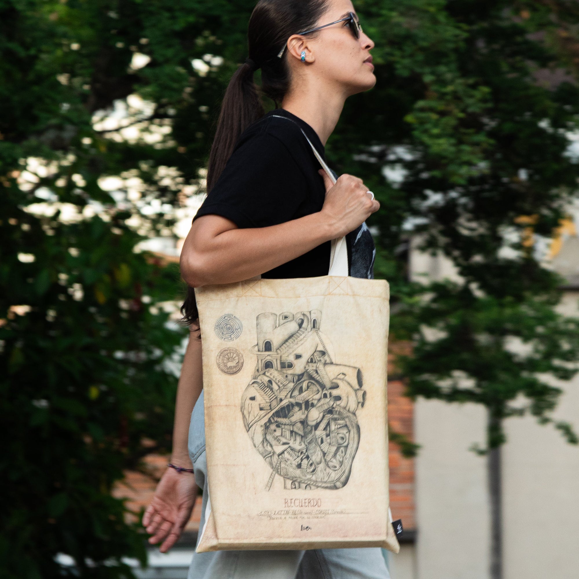 Tote Bag Ilustrada Memoria By Leen