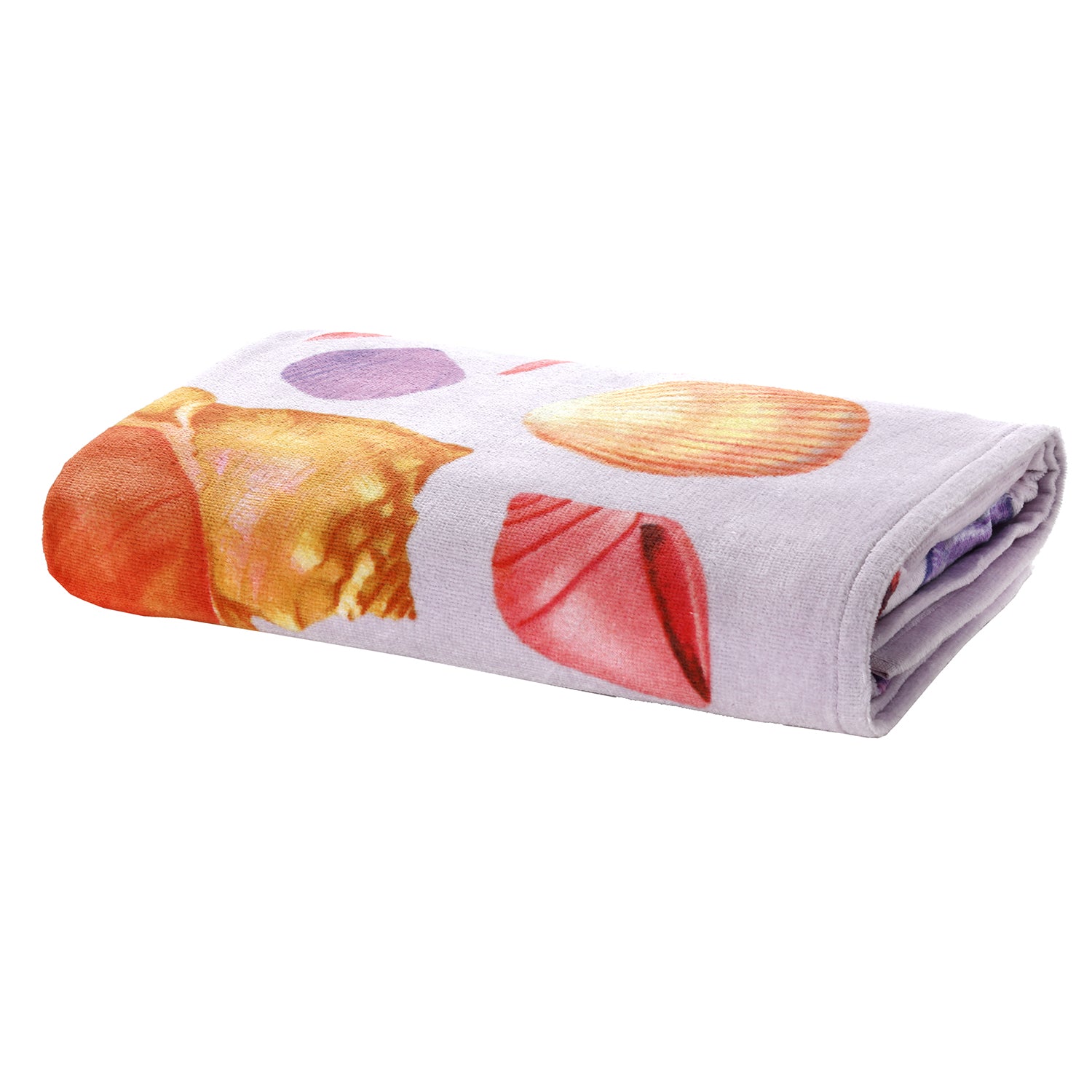 Toalla Playera 100% algodón estampado Conchas