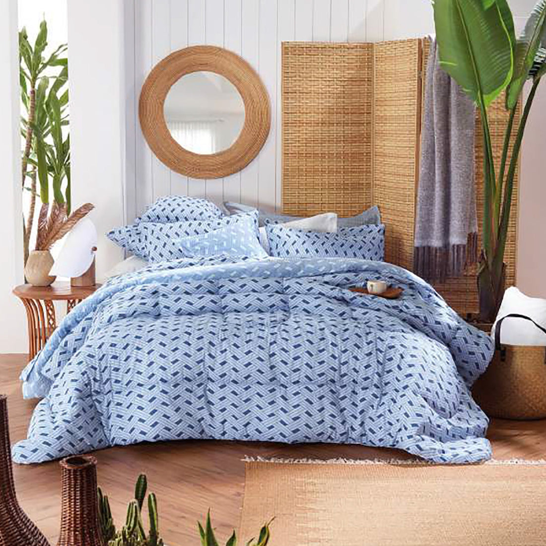 Edredón Buriti Diamante 100% algodón 150 hilos