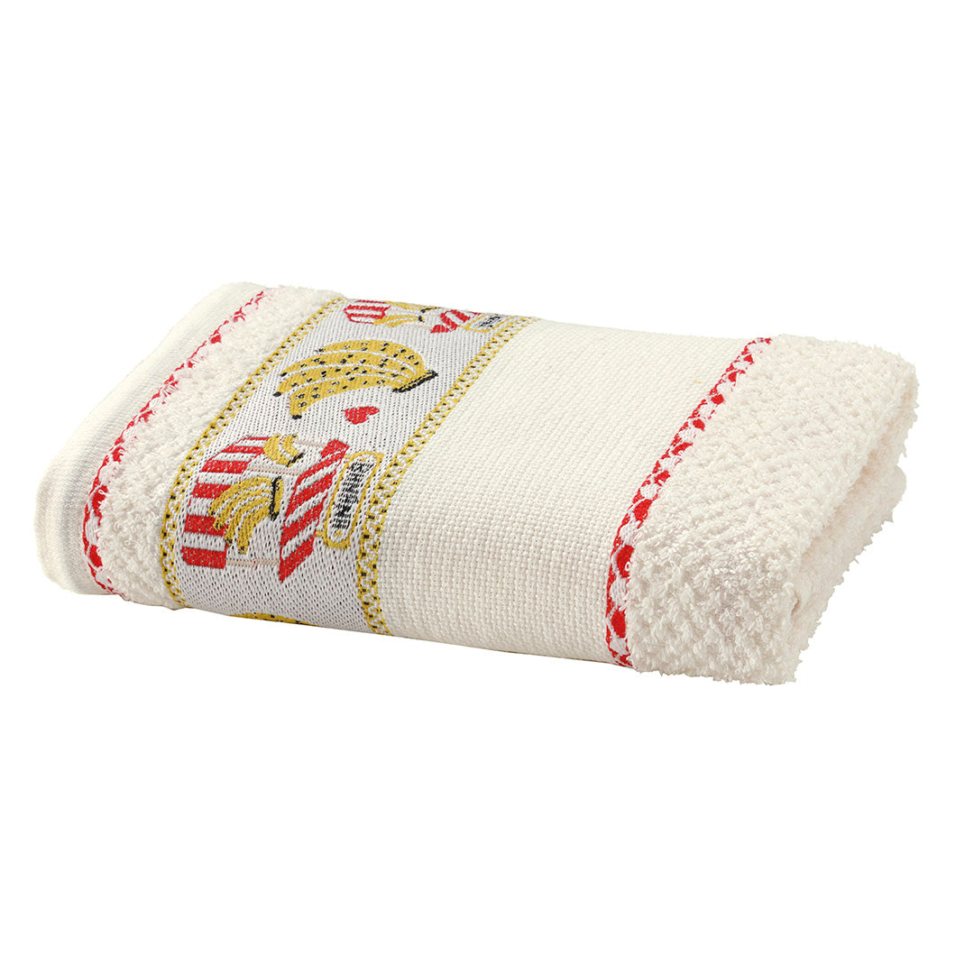 Paño de cocina para bordar Picnic Bananos
