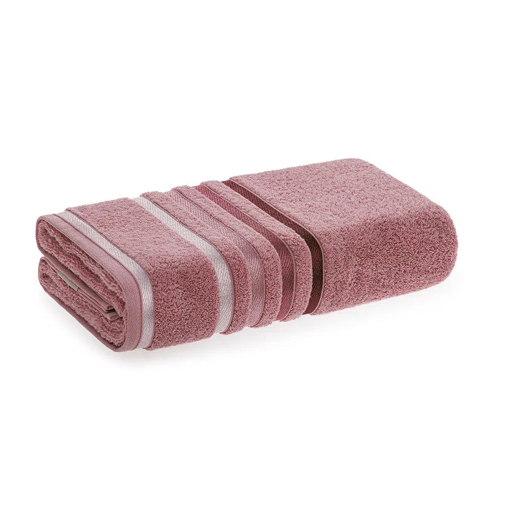 Toalla de baño Lumina 100% algodón 500 gr/m2 Rosa Retro