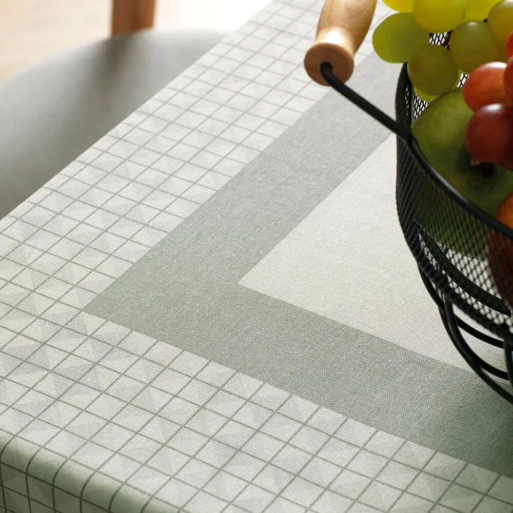 Mantel decorativo 100% algodón Ventura Gris