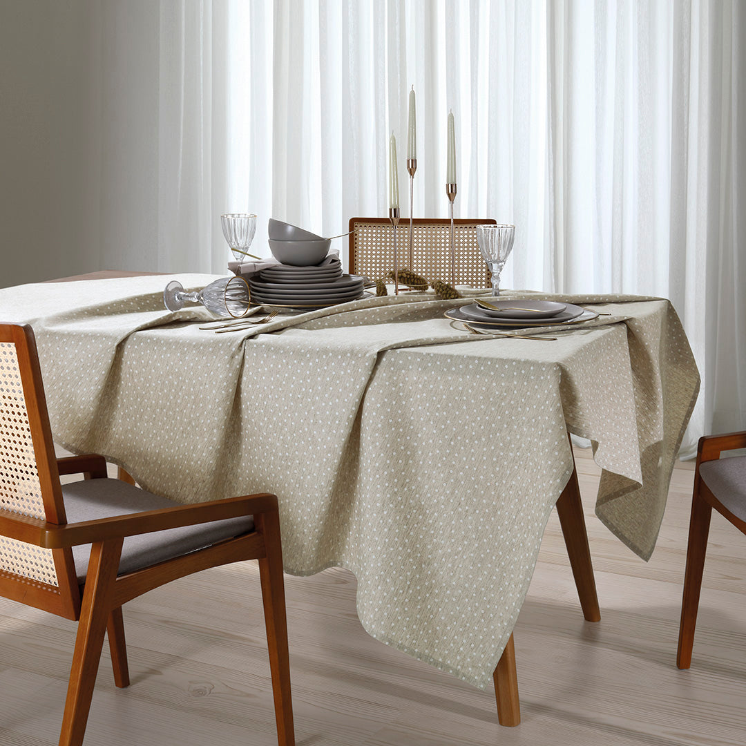 Mantel decorativo en Lino Linhares Paloma