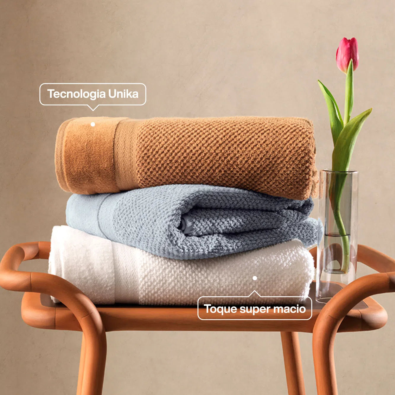 Toalla de baño Milenium 100% algodón 450 gr/m2 Blanco