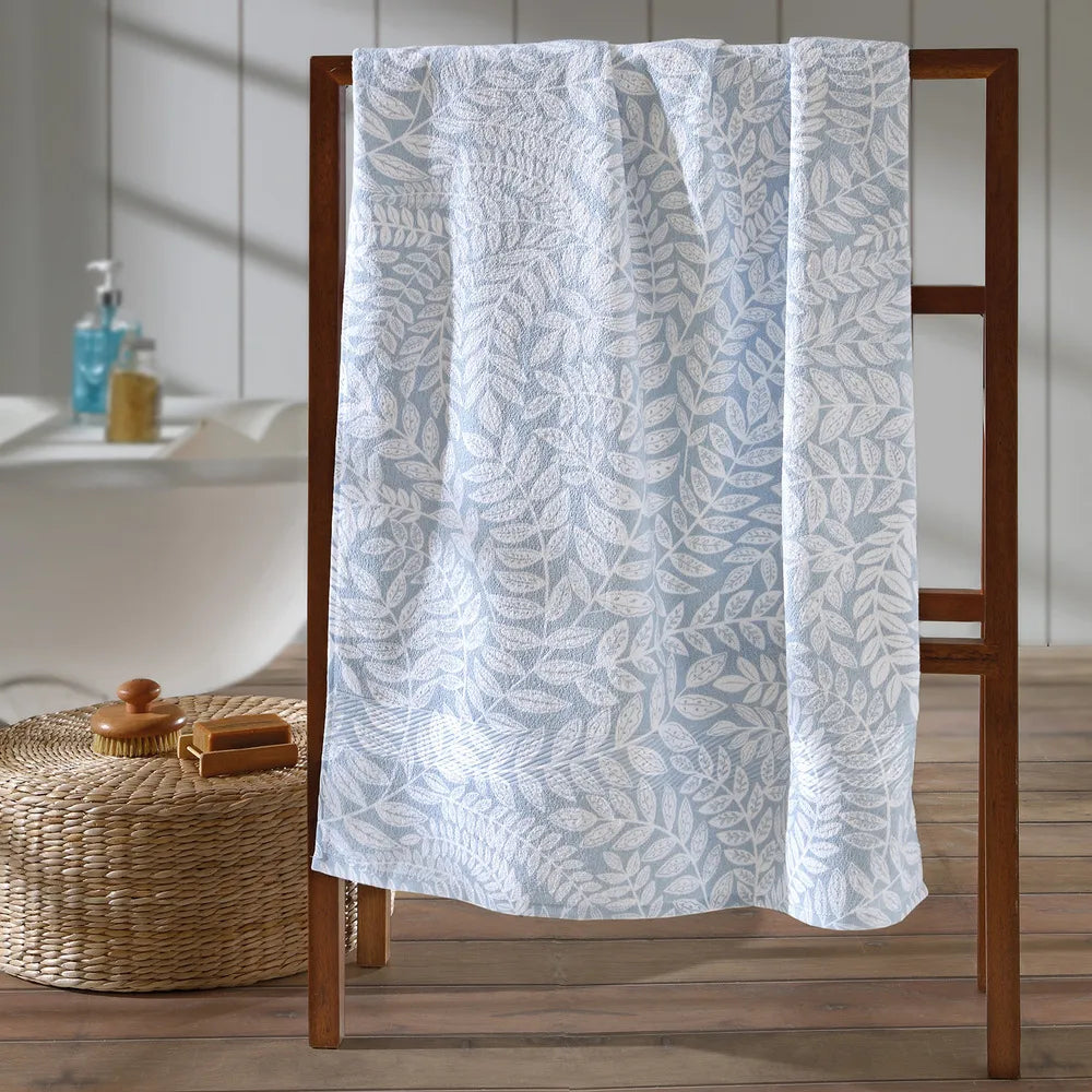Toalla de baño Prisma Nature Azul 100% algodón 400 gr/m2