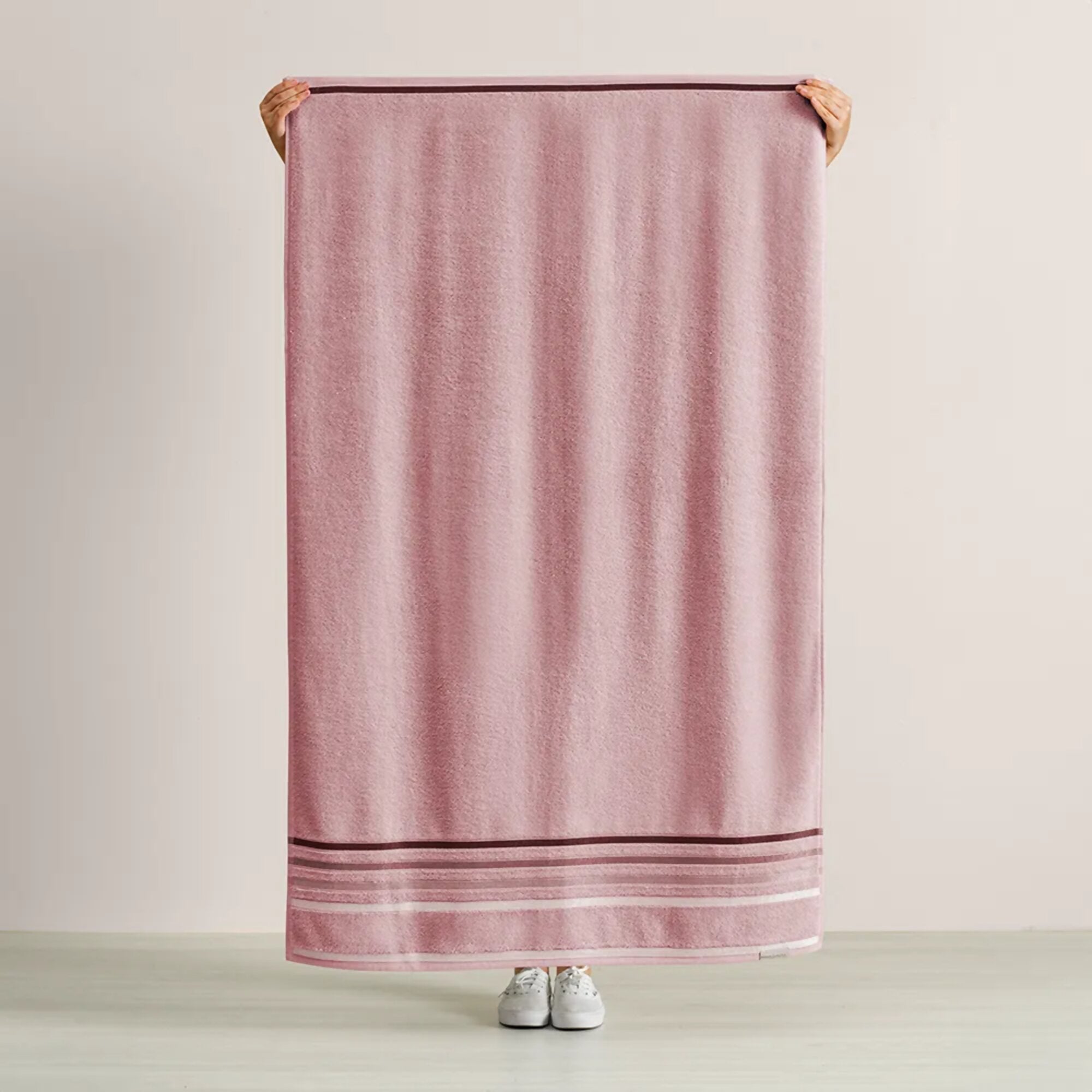 Toalla de baño Lumina 100% algodón 500 gr/m2 Rosa Retro