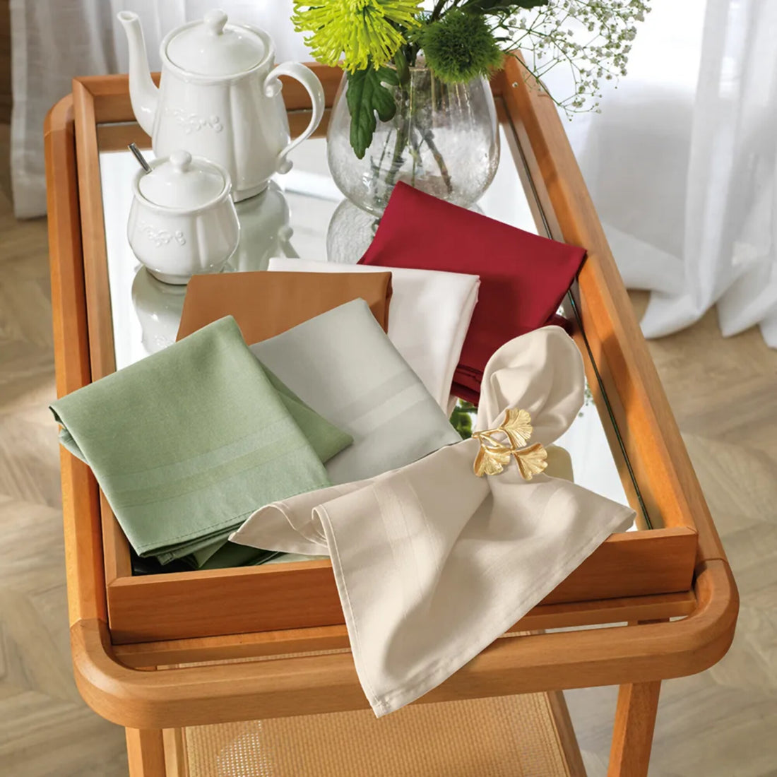 Servilleta de tela Gourmet Ocre