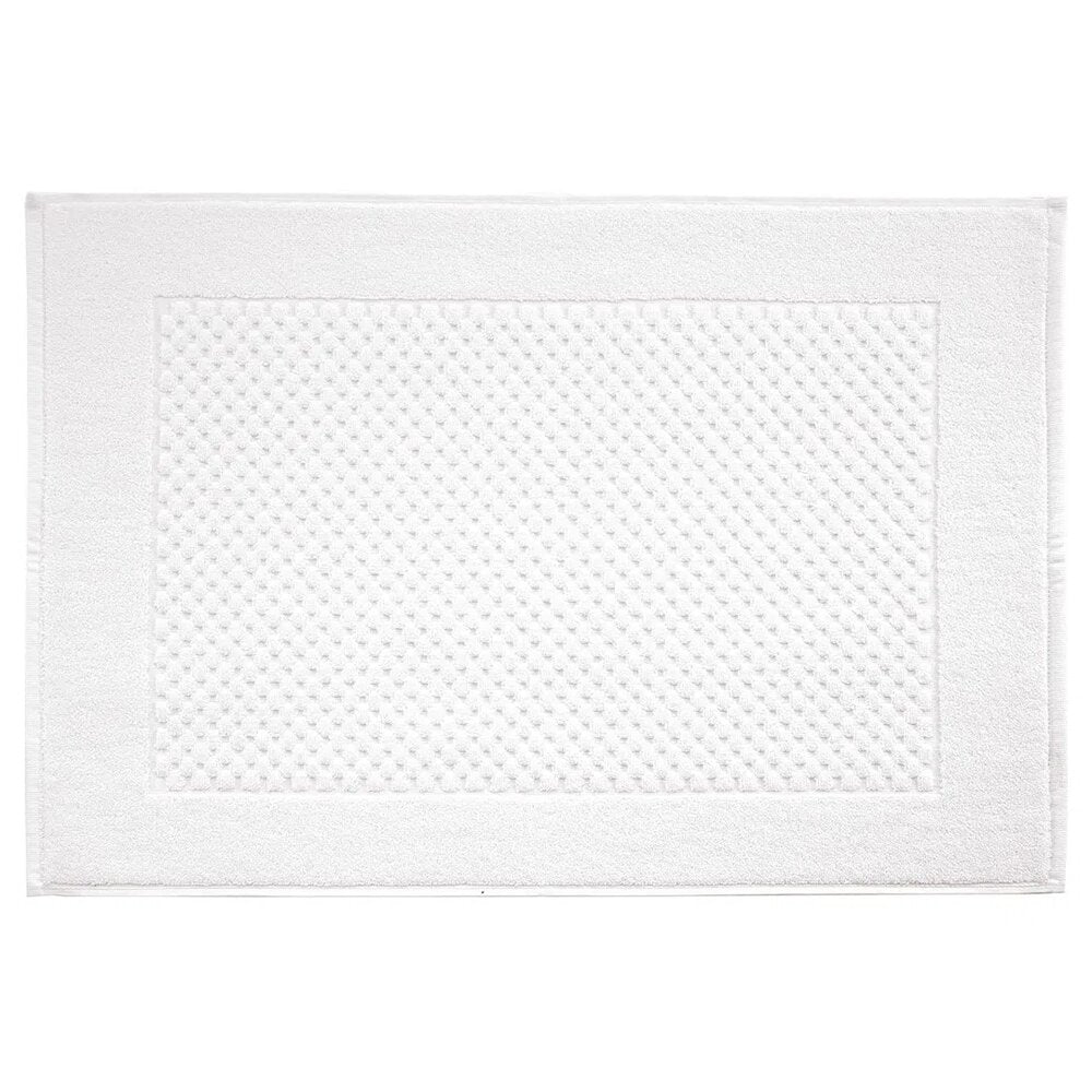 Tapete en toalla para baño Prime 100% algodón Blanco