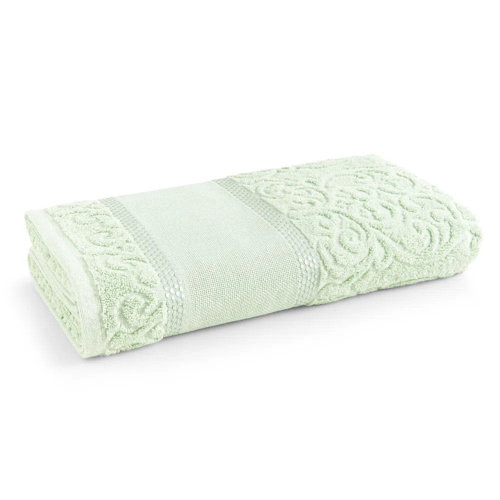 Toalla para bordar Melina 100% algodón 480 gramos Verde Chai