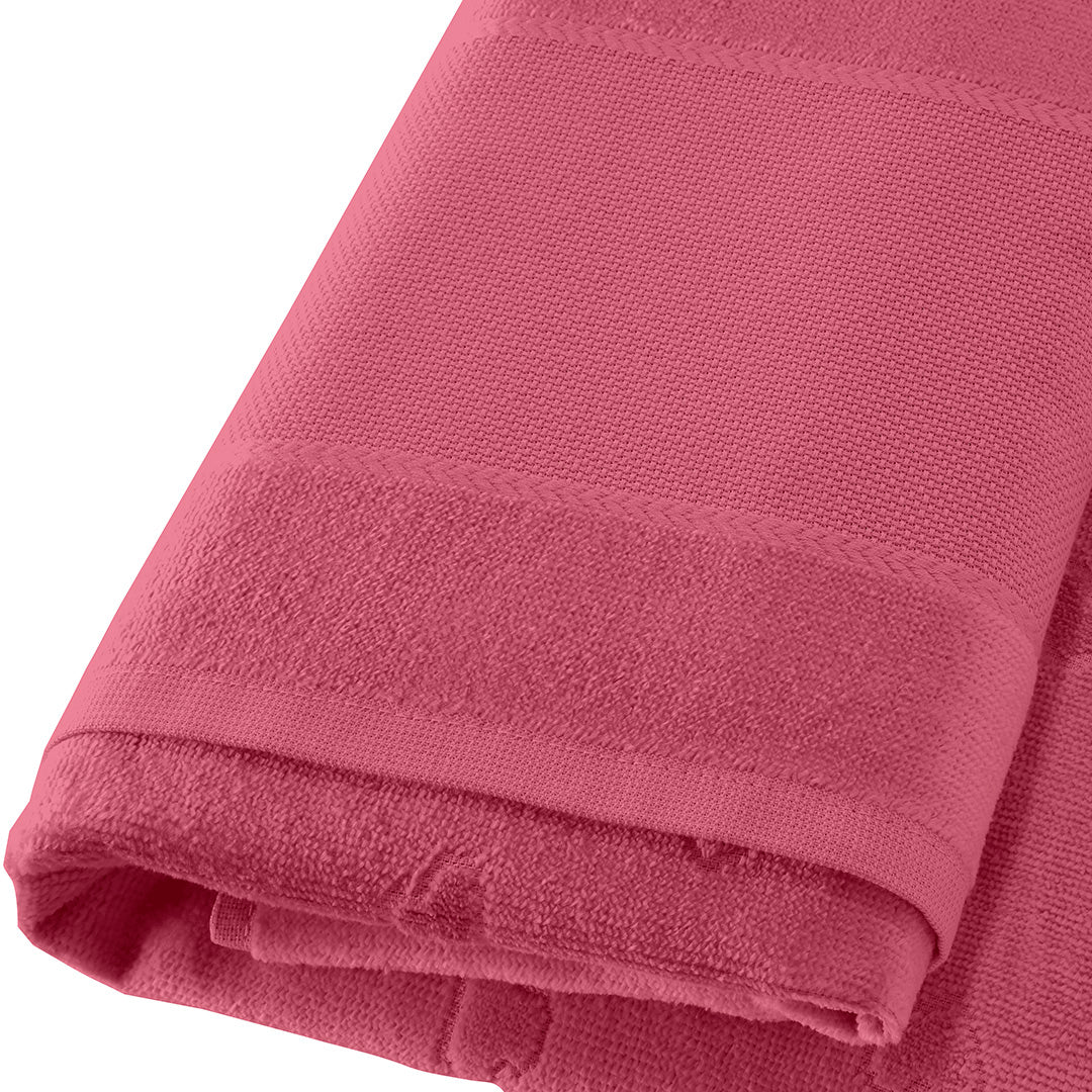 Toalla para bordar Verona 100% algodón 400 gr Rosa