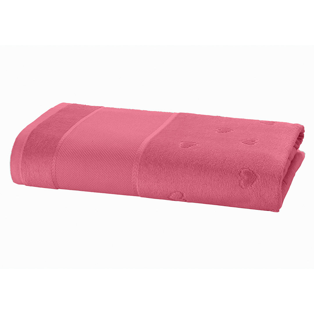 Toalla para bordar Verona 100% algodón 400 gr Rosa
