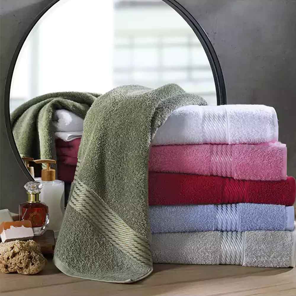 Toalla de Baño Prisma 100% algodón de 400 gr/m2 color azul