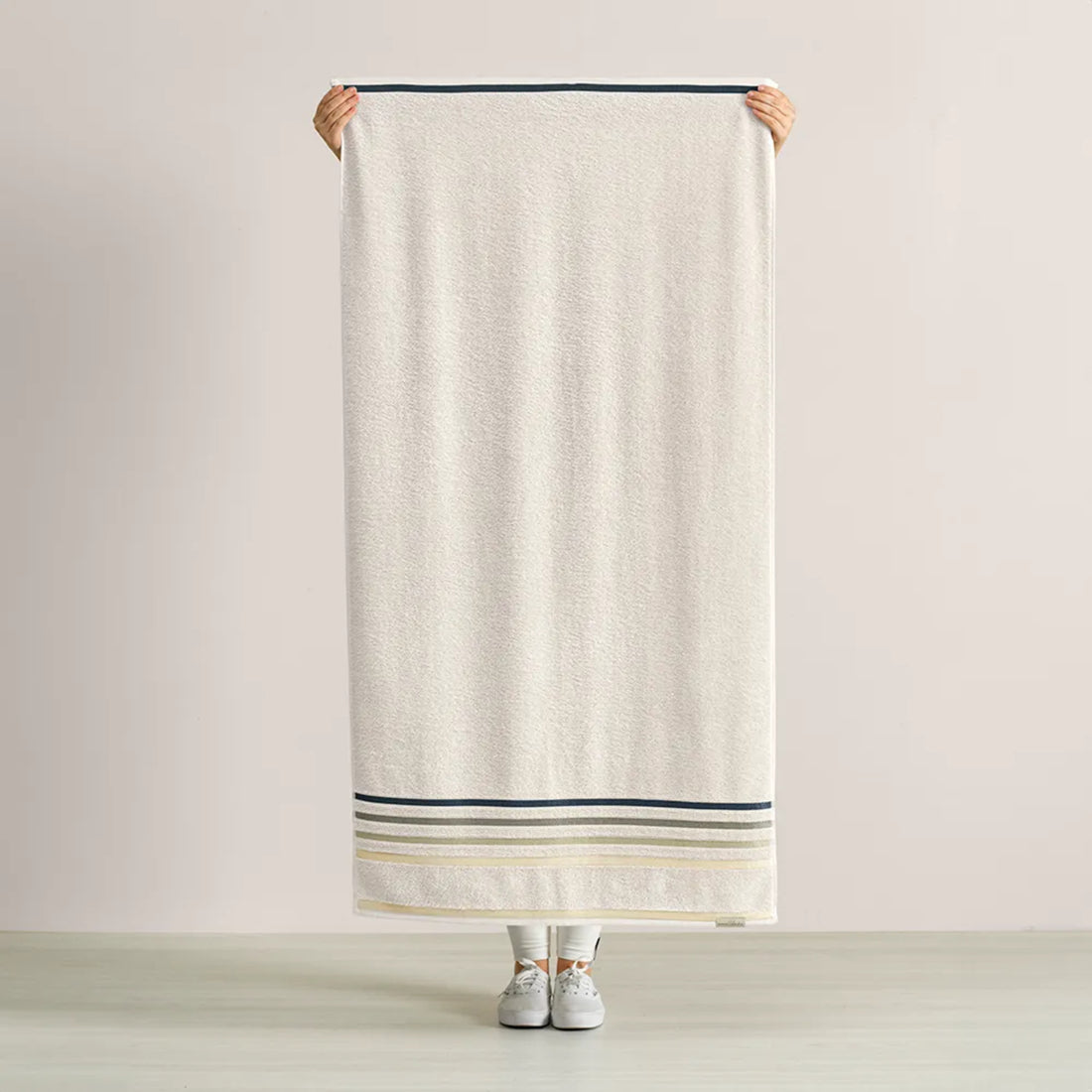 Toalla de baño Lumina 100% algodón 500 gr/m2 Ivory Verde